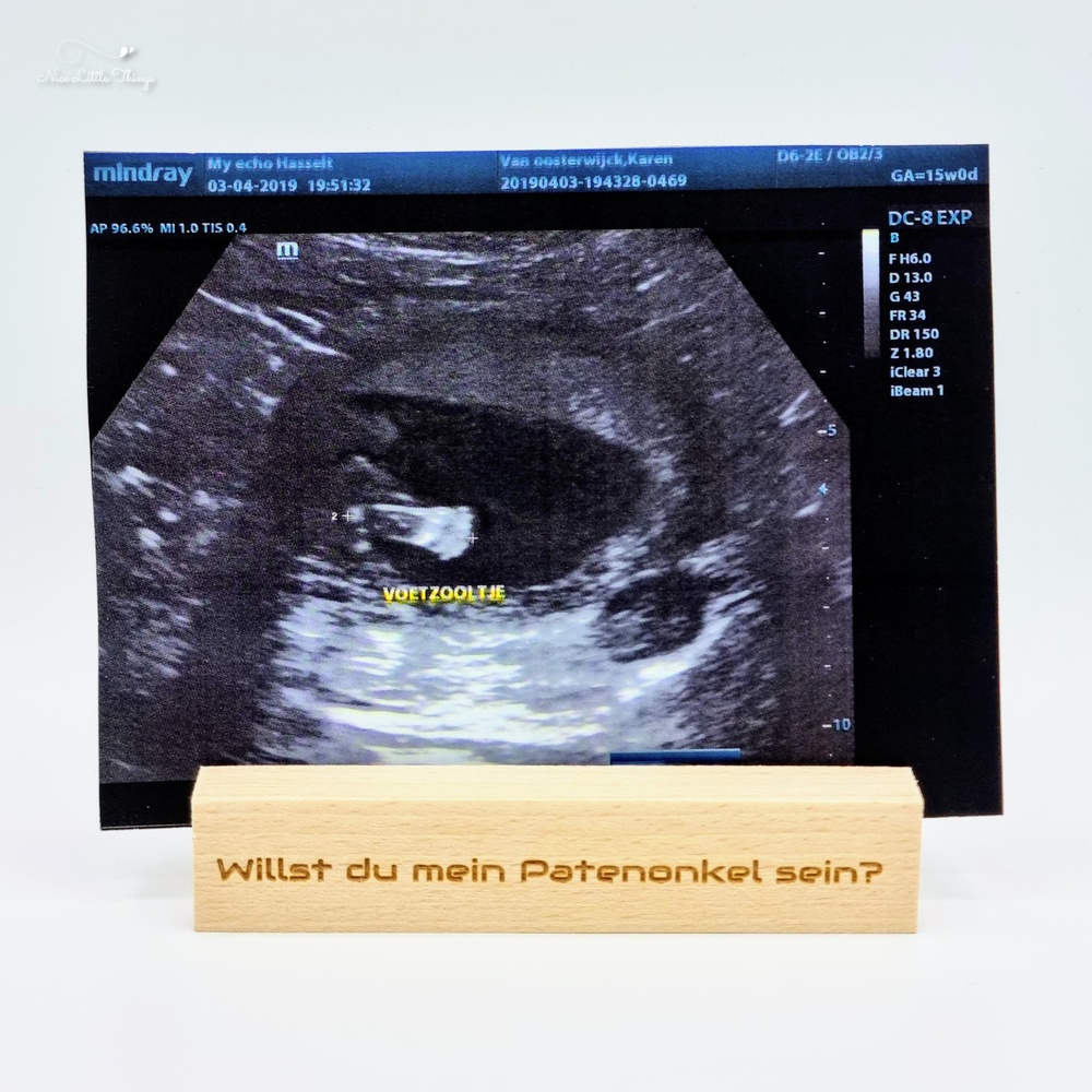 Mommy Bilderrahmen Aus Holz Mit Metallständer - Süßes Geschenk Für Mütter Mit Gedicht & Gans-Motiv